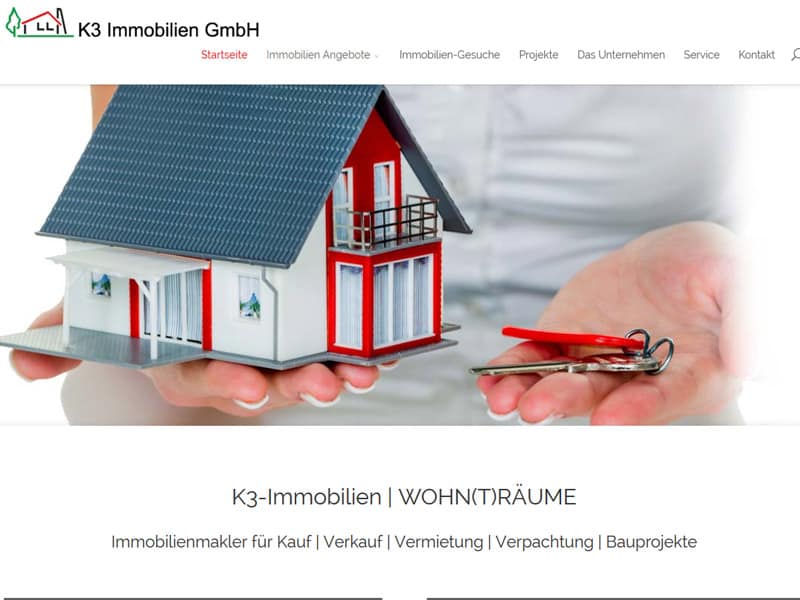 WordPress Website für eine Immobilien Firma aus Egelsbach