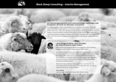 Neue Homepage für Black Sheep Consulting in Dreieich