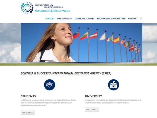 Neue “Homepage” mit WordPress für SSIEA