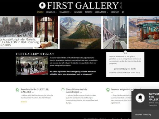 Kunst-Galerie Bad Homburg mit neuer Website