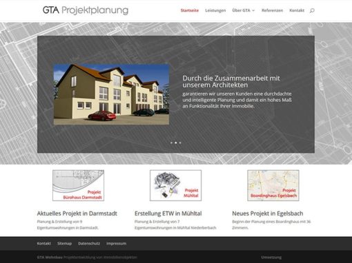 Homepage für ein Unternehmen in Erzhausen