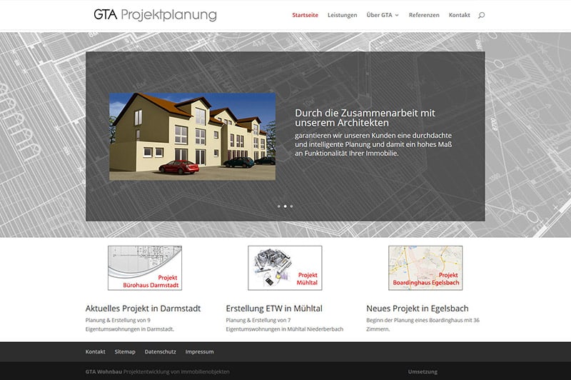 Homepage für ein Unternehmen in Erzhausen