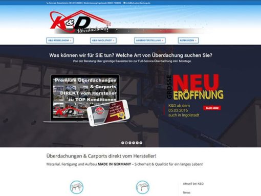 Rüsselsheim: neue Homepage / Website mit aktueller Technik und optimiertem CI