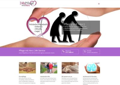 Pflegedienst in Dietzenbach – neue Webvisitenkarte