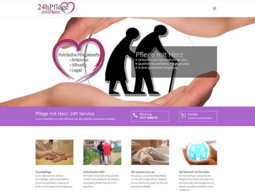 Pflegedienst in Dietzenbach – neue Webvisitenkarte