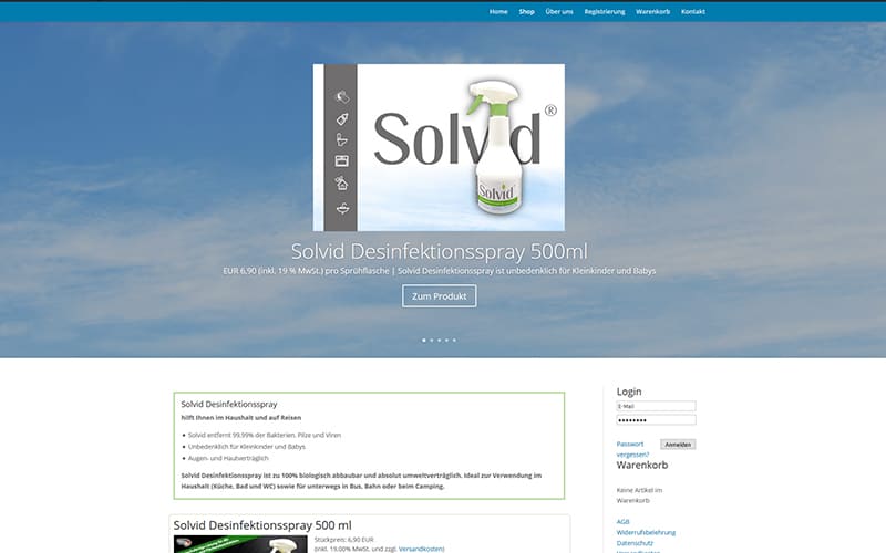 Webshop mit WPSHOPGermany