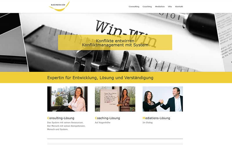 Neue Website an einem Tag