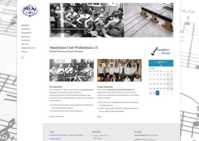 Wiebelsbach | Erstellung einer Vereins-Homepage