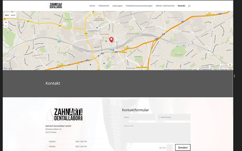Zahnart-Referenz-Kontakt