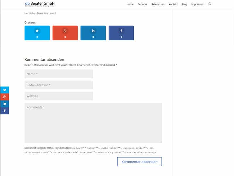db-Berater Auswertung