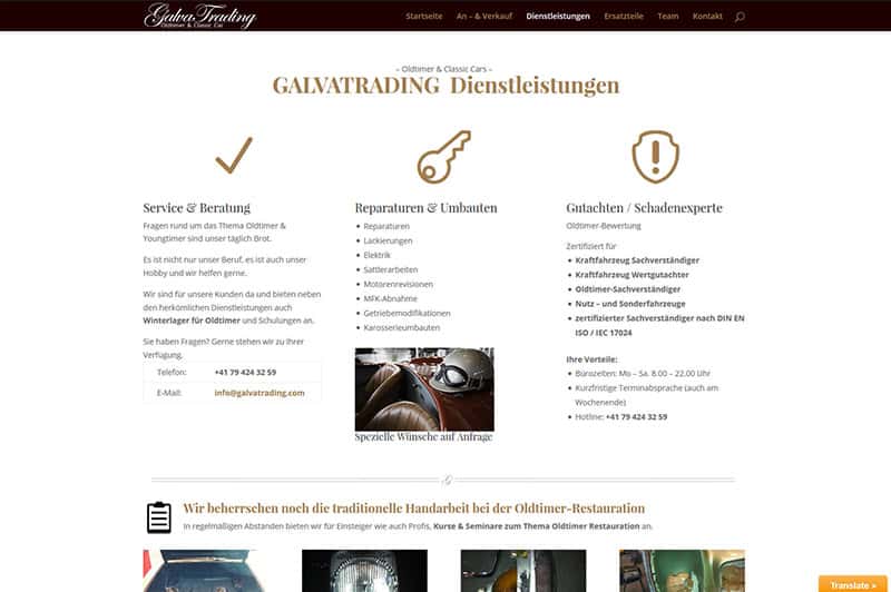 Glavatrading Leistungen