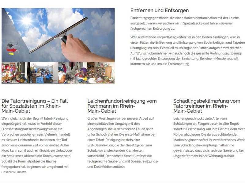FAQ der Website Messie-Syndrom Entrümpelung