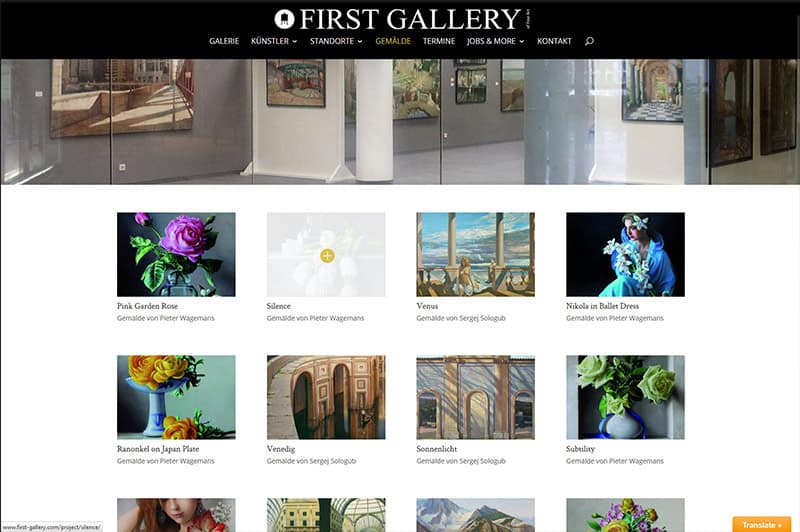 Artikel-Slider für die FIRST GALLERY Artikel-Slider für die FIRST GALLERY