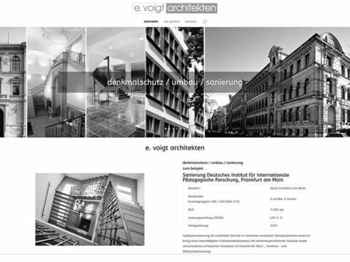 Neue Homepage für einen Architekten aus Neu-Isenburg