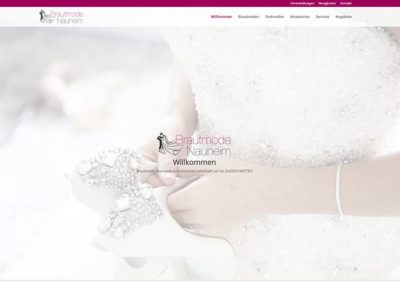 Brautmode Nauheim | Erstellung einer Website