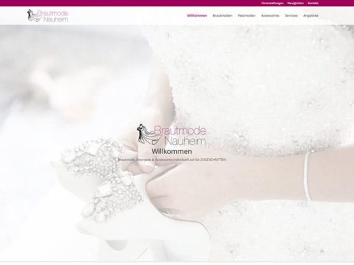 Brautmode Nauheim | Erstellung einer Website
