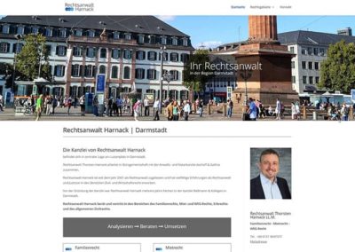 Homepage-Erstellung Rechtsanwalt in Darmstadt