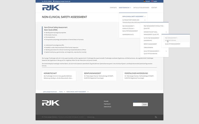 Homepage in 2 Sprachen (WPML)