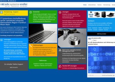 Erstellung Homepage IT System in Kleinostheim