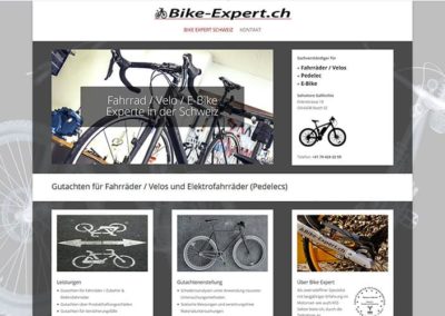 Homepage (Onepager) Bike-Expert