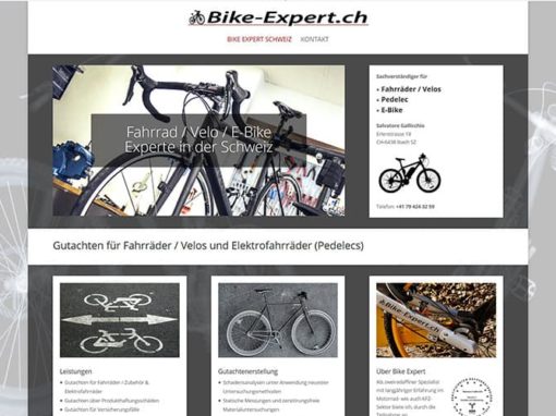Homepage (Onepager) Bike-Expert
