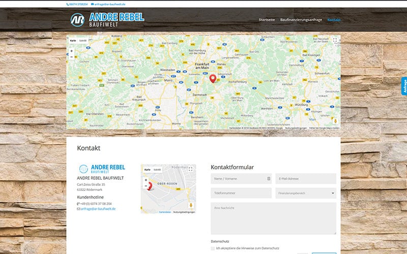 Rödermark: Homepage-Erstellung Baufinanzierung