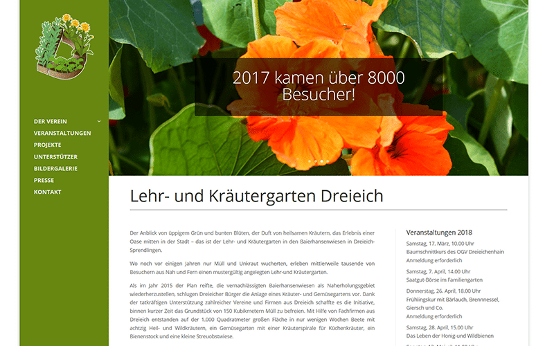 Vereins-Homepage Dreieich