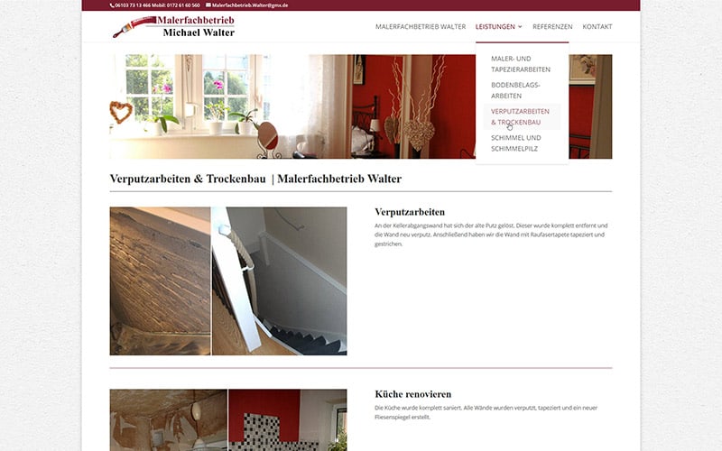 Egelsbach | Homepage Erstellung Maler
