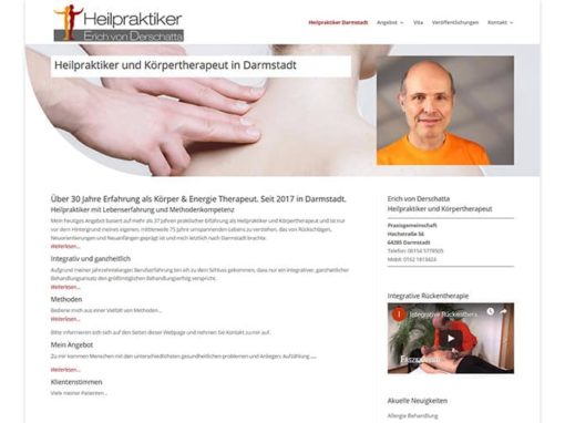 Darmstadt | Erstellung Homepage Heilpraktiker
