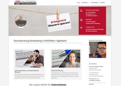 Mörfelden | Erstellung Website für eine Steuerberatung