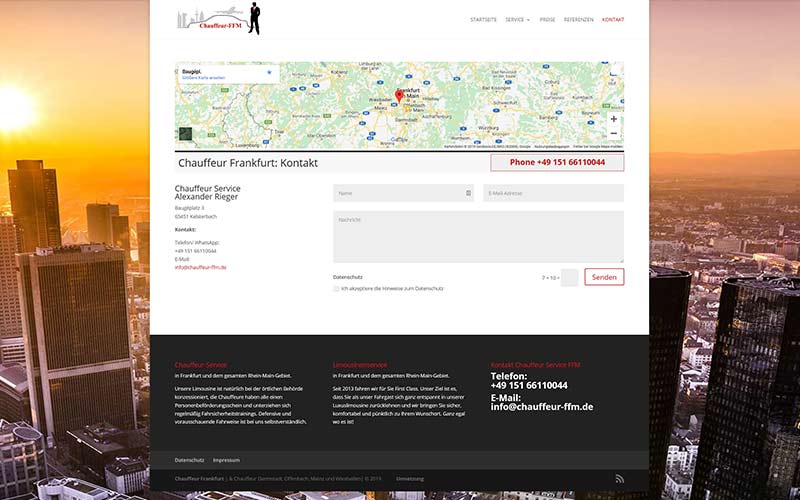 Chauffeur-Frankfurt
