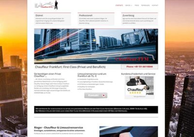 Chauffeur Homepage Frankfurt