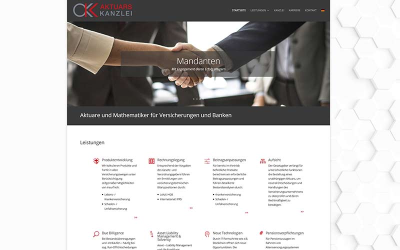 Frankfurt: alte Website in neuem Gewand