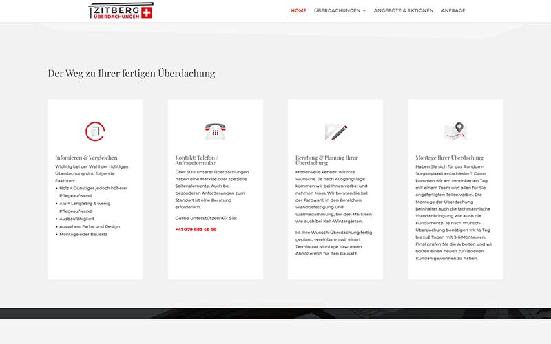 Schweiz: WordPress Website