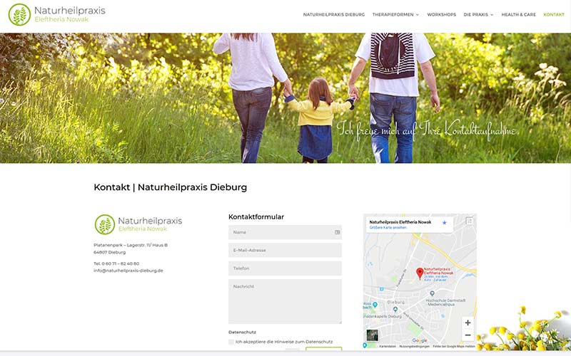 Dieburg | Homepageerstellung Naturheilpraxis