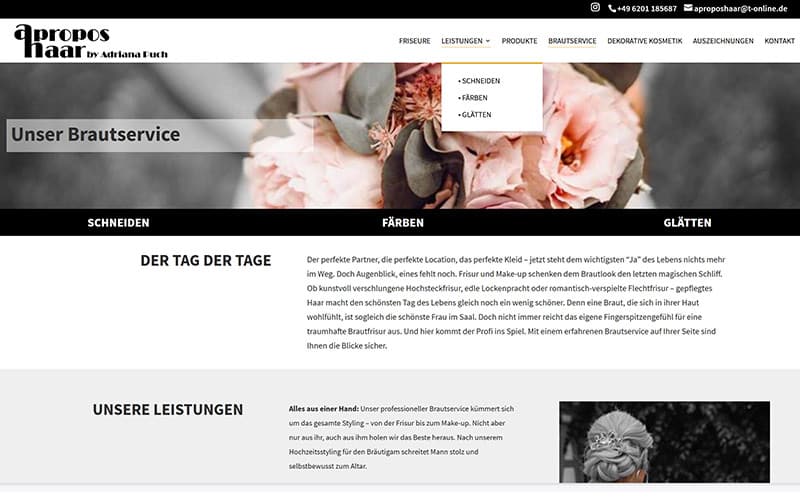 Friseur Hirschberg | WordPress Website