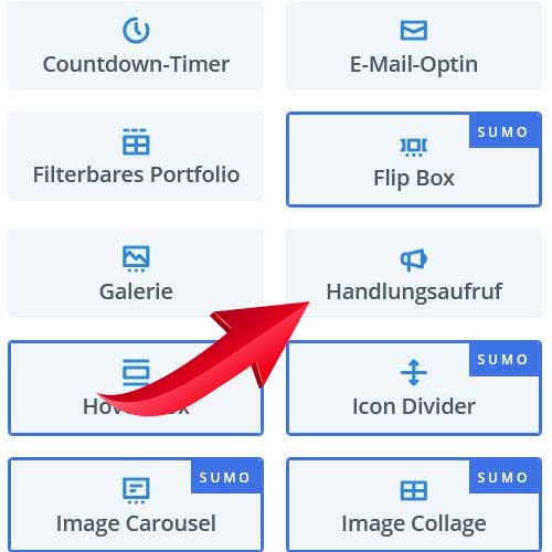 Handlungsaufruf-Modul-Divi