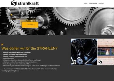 WordPress Homepage für ein neues Unternehmen in Langen / Hessen