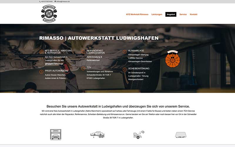 Ludwigshafen | Homepageerstellung Autowerkstatt