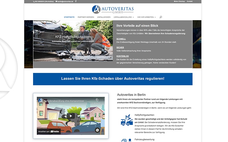 Berlin | Erstellung WordPress-Website für einen Gutachter