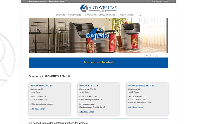 Berlin | Erstellung WordPress-Website für einen Gutachter