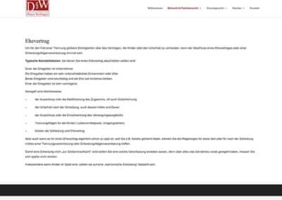 Anwalt | Erstellung einer neuen Homepage