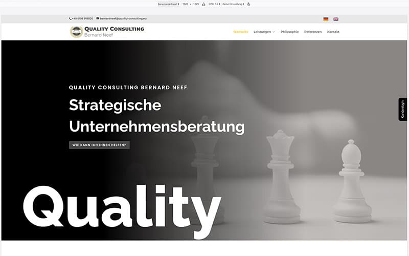 Mörfelden | Erstellung Business-Consulting Website