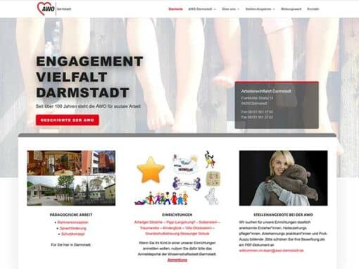 Website Erstellung AWO Darmstadt