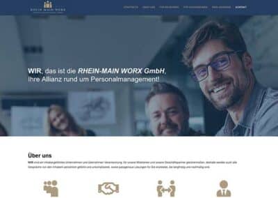 Mörfelden | Personalagentur: Erstellung einer neuen Website in 8 Stunden