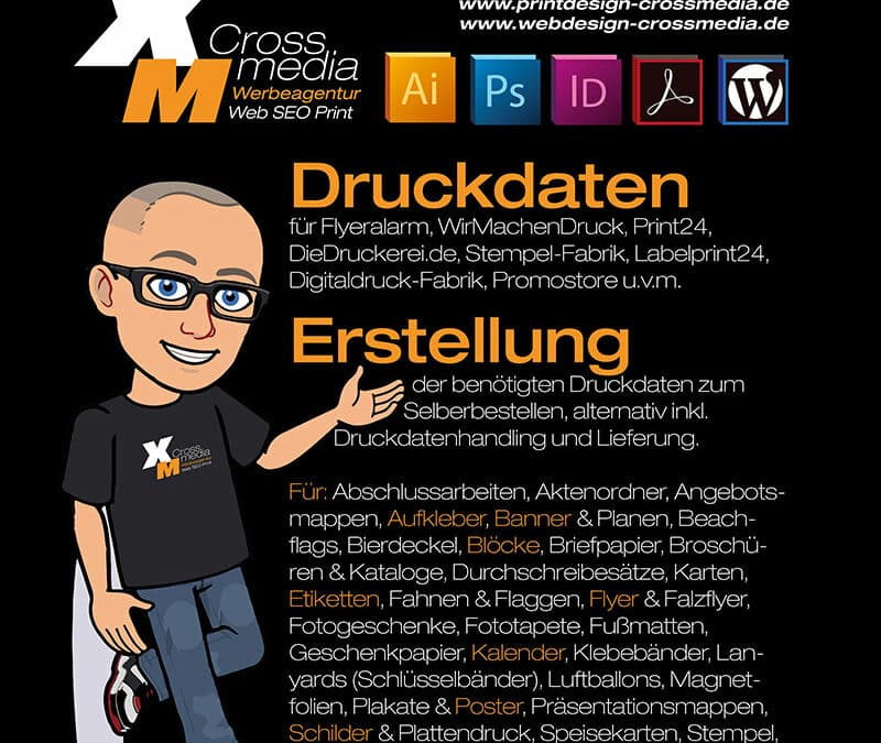 Erstellung von Druckdaten für Online-Druckereien