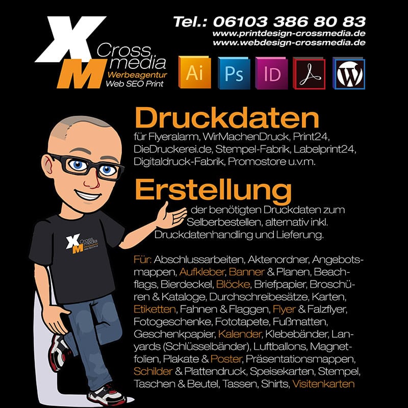 Erstellung von Druckdaten für Online-Druckereien