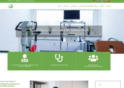 Website Relaunch für einen Arzt in Rüsselsheim