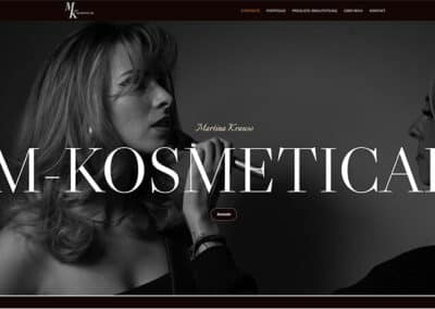 Projekt: Website-Entwicklung für MK Kosmetik