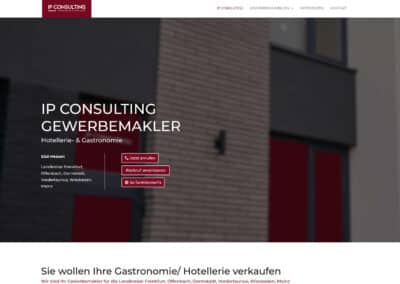 Website für Immobilienmakler (Hotels & Restaurants)